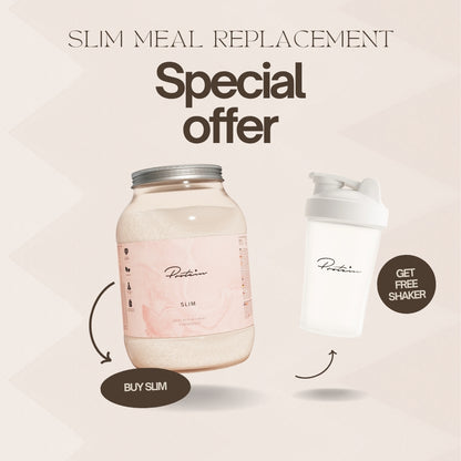 Slim Meal Replacement | 34 Meals + Free Shaker